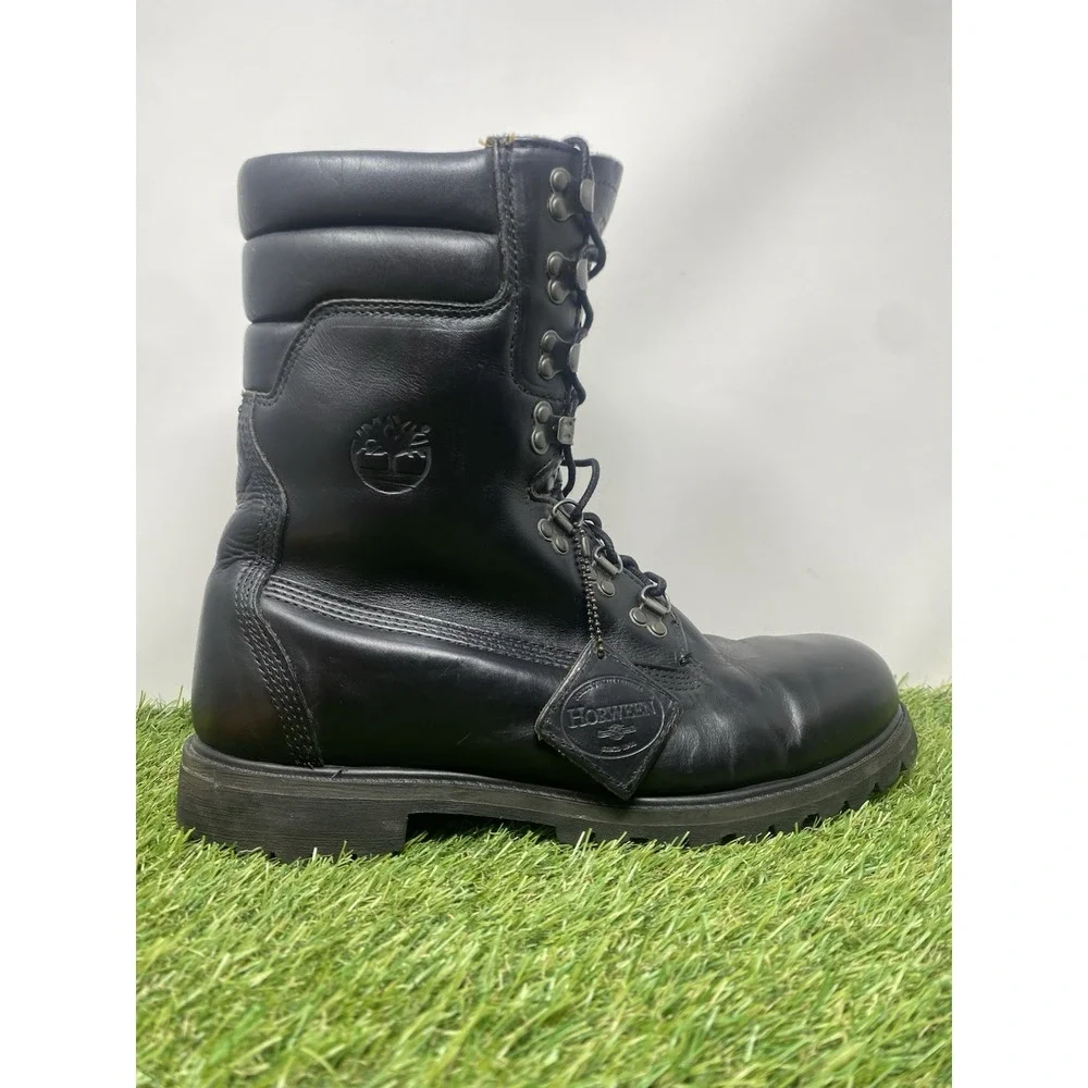 Timberland 40 Below Super Boots Black Mens Sz 11.5 Combat Rare Horween Vibram